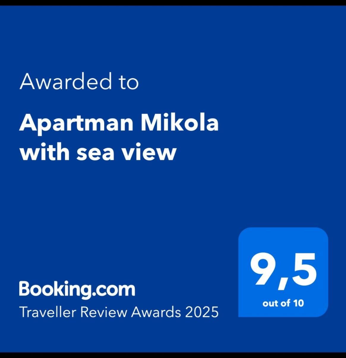 Apartman Mikola With Sea View تروغير المظهر الخارجي الصورة